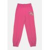 Рожеві спортивні брюки з манжетами для дівчинки