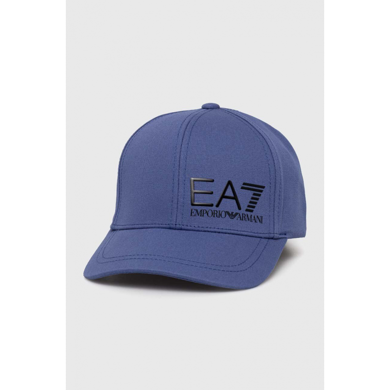 Фіолетова кепка з лого EA7 уни