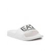 Білі шльопанці с лого EA7 для дівчинки