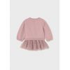 Рожевий комплект світшот та спідниця для дівчинки