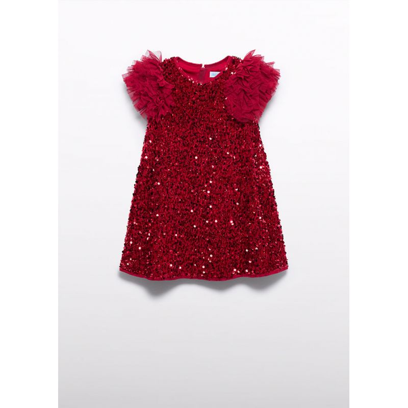 Ошатна червона сукня для дівчинки