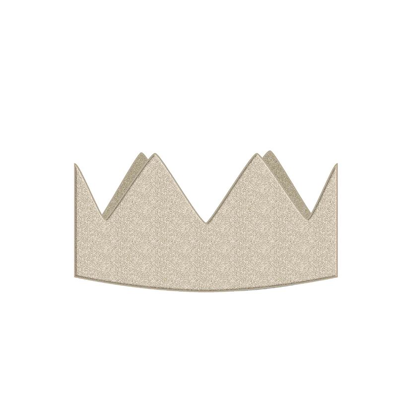 Золота повязка-корона для дівчинки