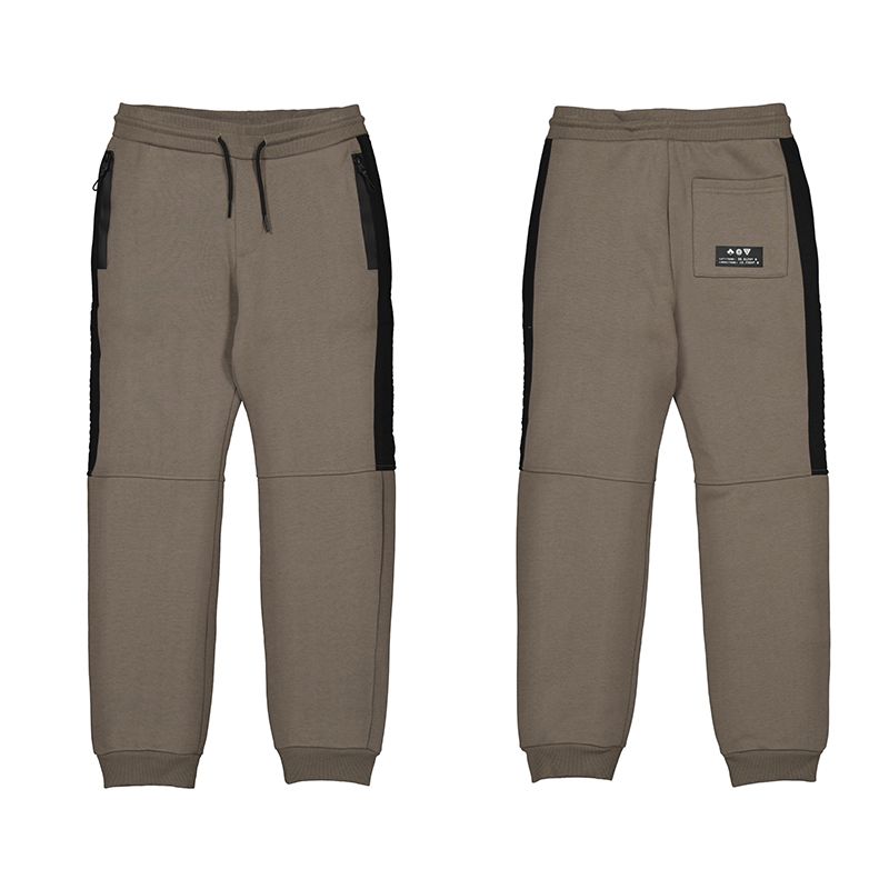 Темно-бежеві утеплені брюки для хлопчика