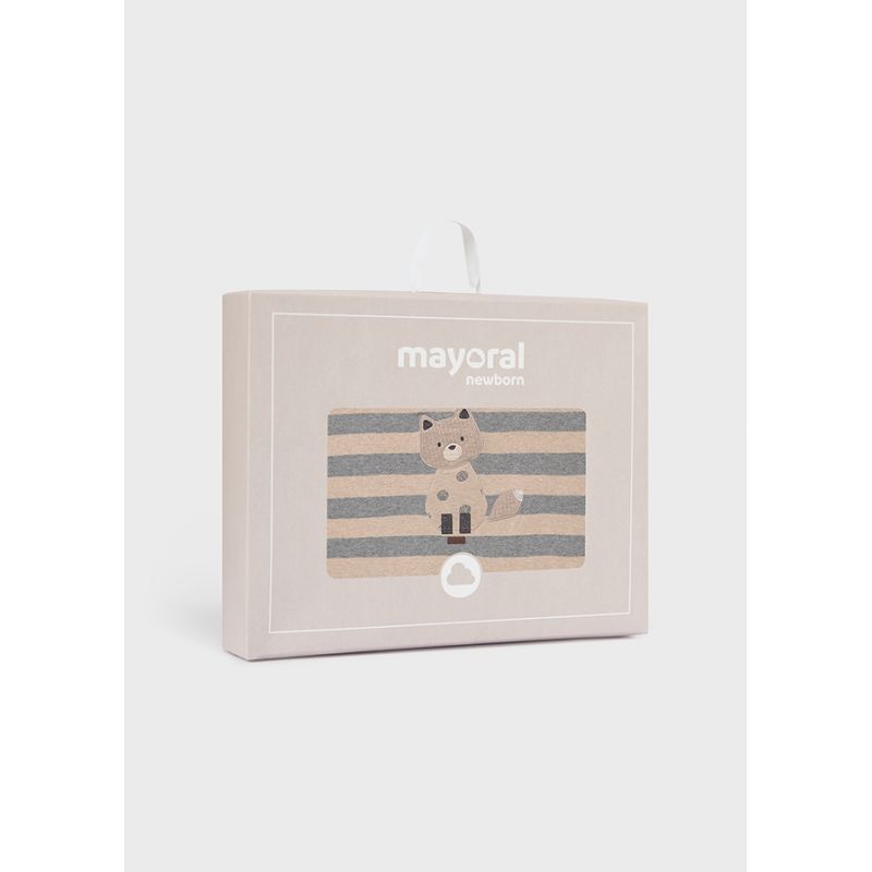 Голуба ковдра зі штучною овчиною для хлопчика