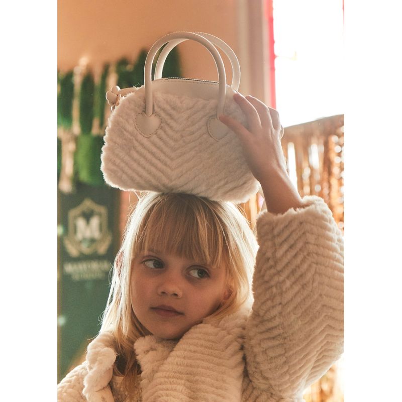 Бежева сумка для дівчинки