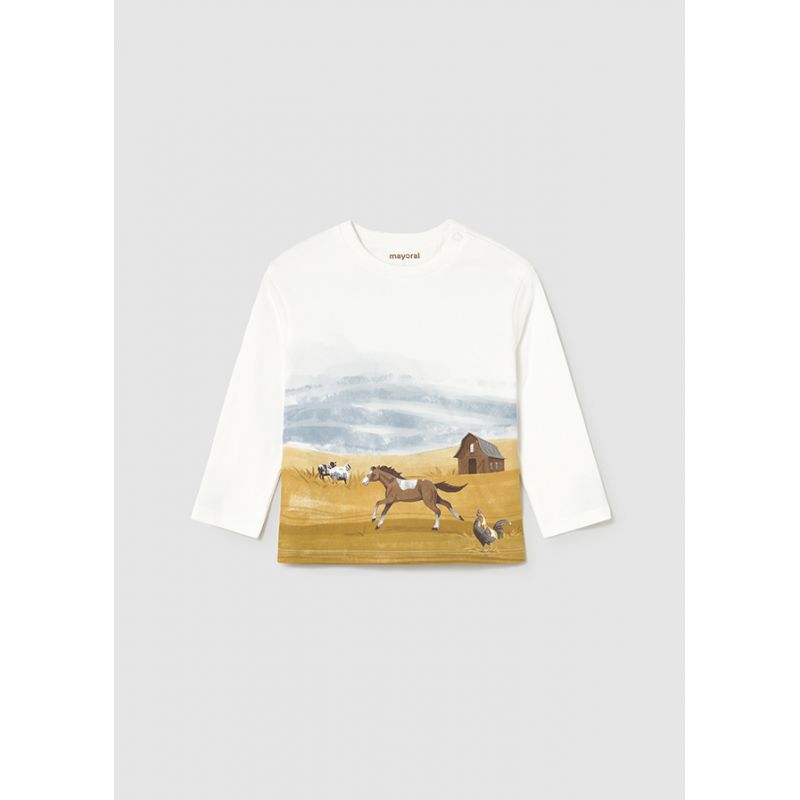 Футболка з малюнком довгим рукавом для хлопчика