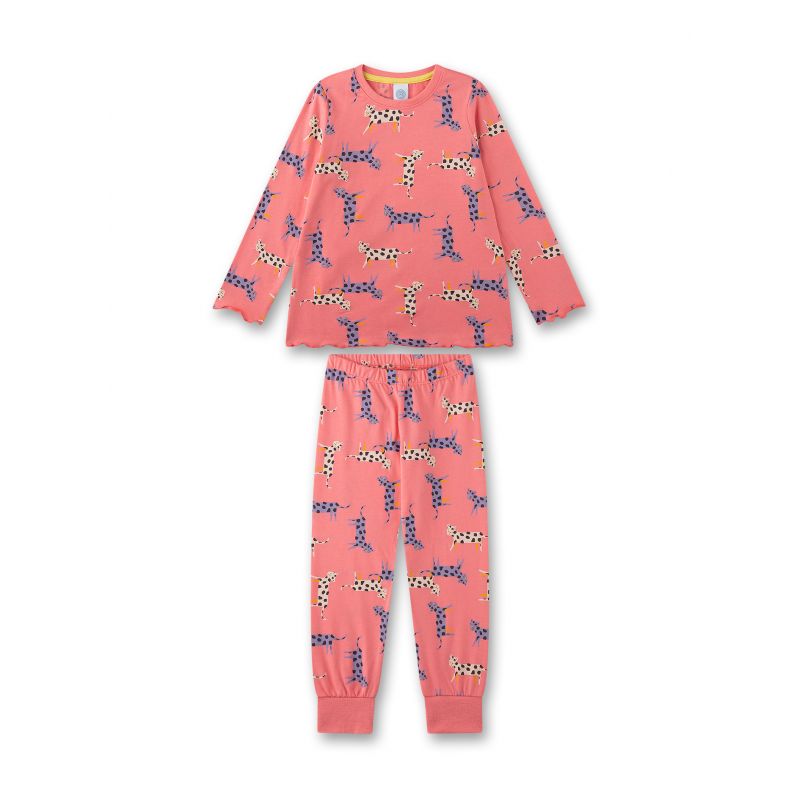 Піжамний комплект з гепардами для дівчинки
