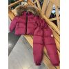 Ягідний зимовий комплект куртка на напівкомбінезон уні