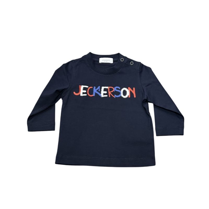 Футболка з довгим рукавом темно-синя для хлопчика