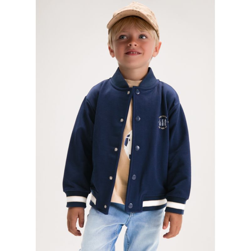 Синій бомбер для хлопчика
