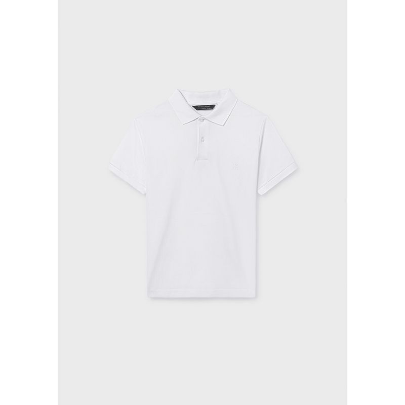 Класичне біле поло для хлопчика