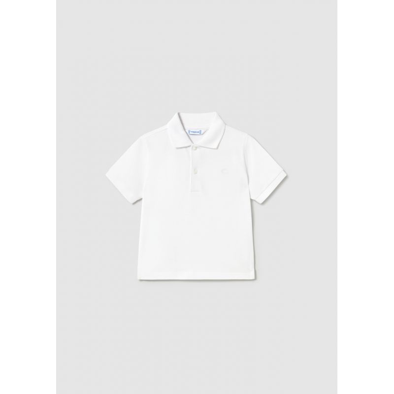 Одготонне поло з  коротким рукавом для хлопчика