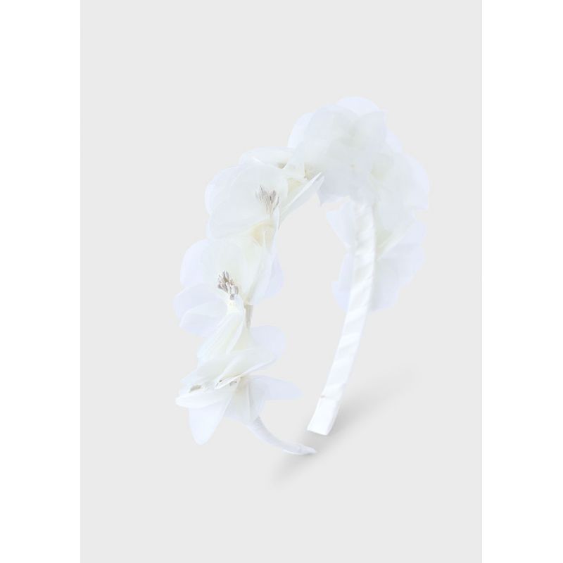 Обруч з квітами для дівчинки