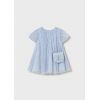 Світло-голуба сукня з мереживом для дівчинки