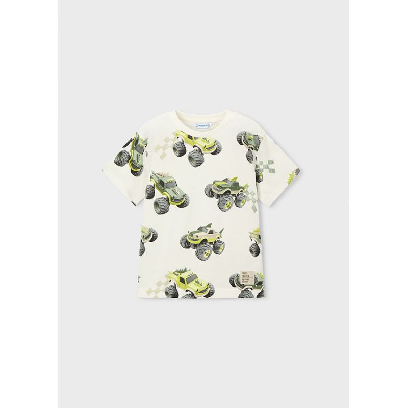 Літня футболка з машиною для хлопчика