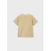 Футболка з м"ячем бежевого кольору для хлопчика