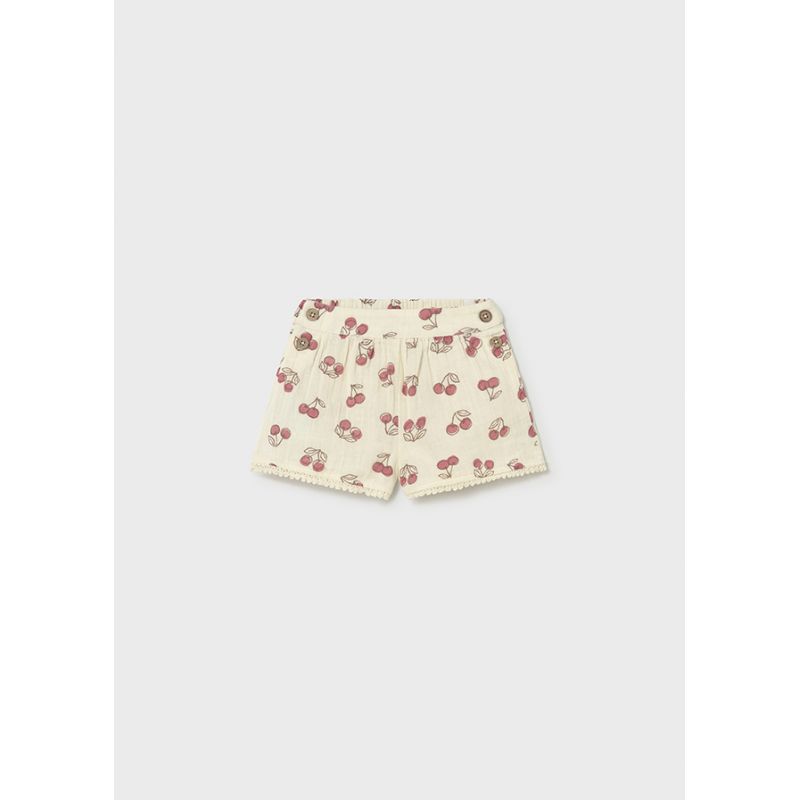 Шорти з прінтом "вишні" для дівчинки