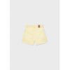 Лимонні котонові шорти для дівчинки