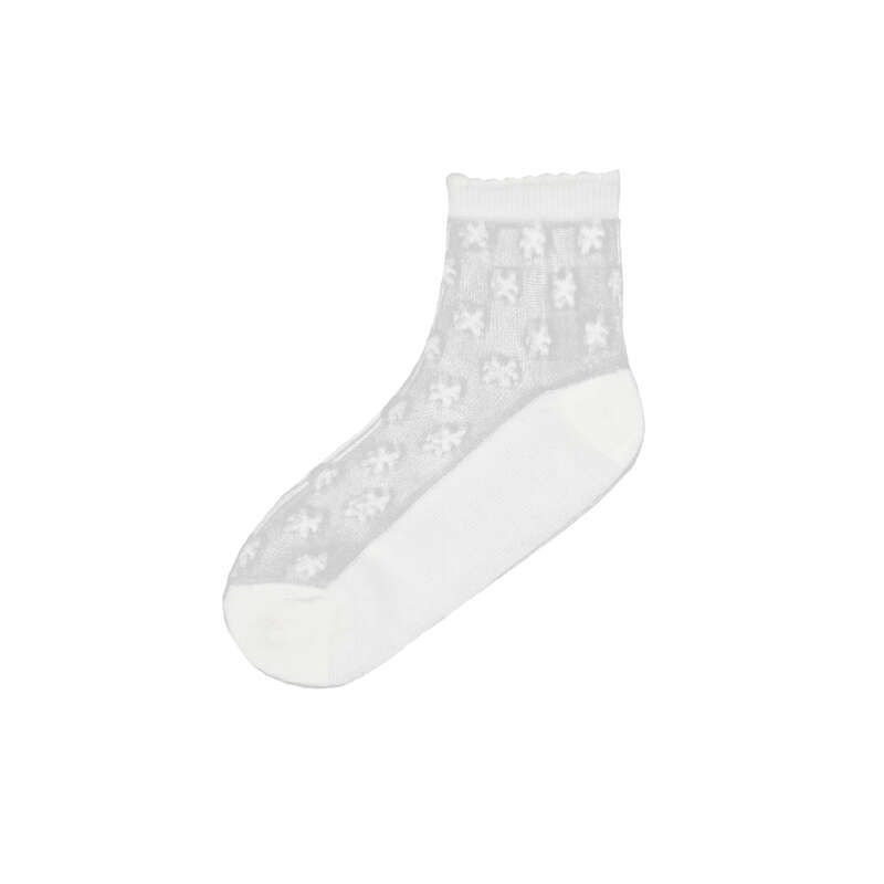 Ошатні білі шкарпетки для дівчинки