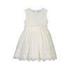 Молочно-біла  ошатна сукня для дівчинки