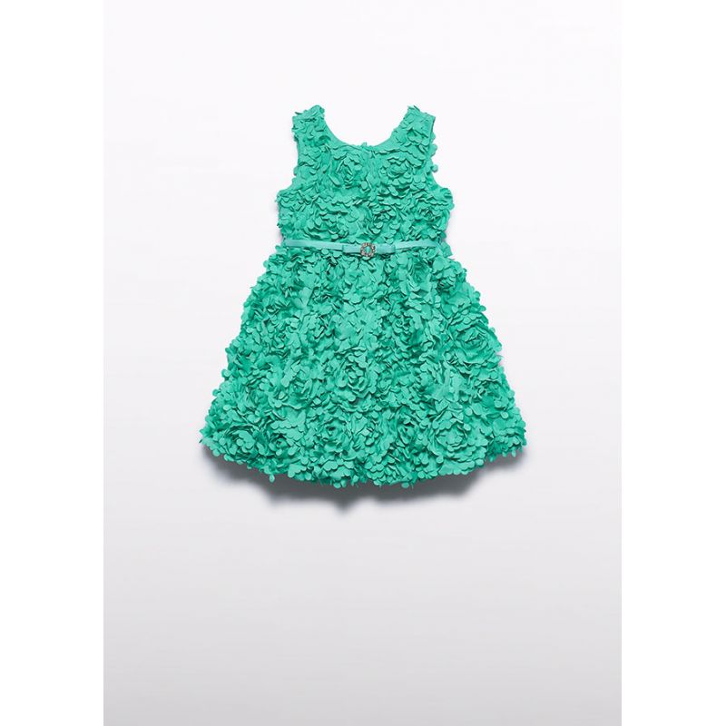Смарагдова ошатна сукня для дівчинки