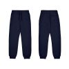 Темно-сині спортивні брюки з манжетами для хлопчика