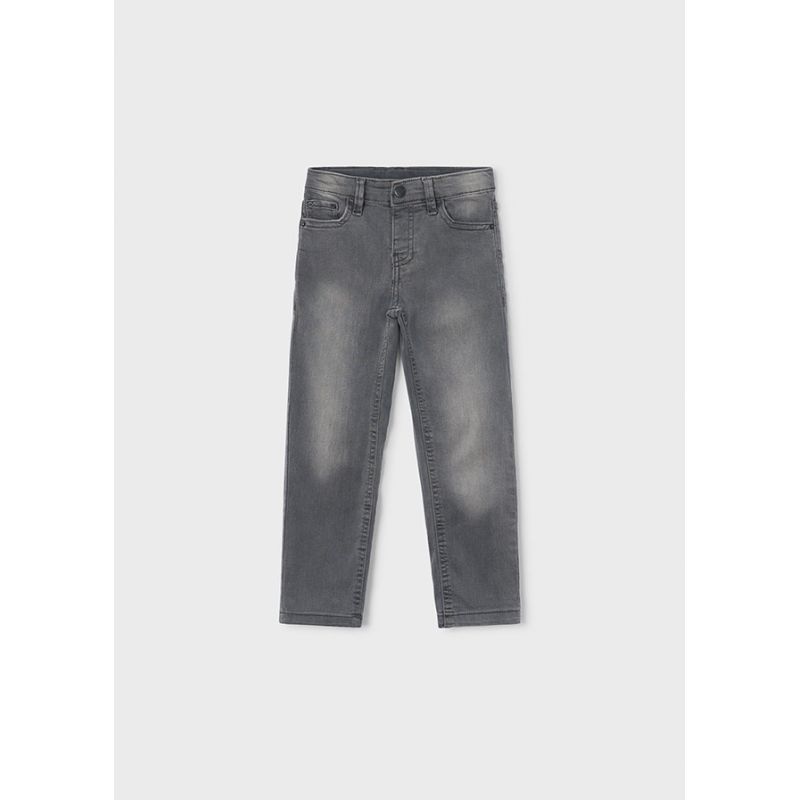 Джинси сірі стандартного крою для хлопчика