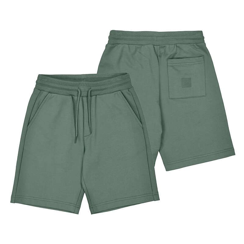 Оливкові трикотажні шорти для хлопчика