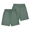 Оливкові трикотажні шорти для хлопчика