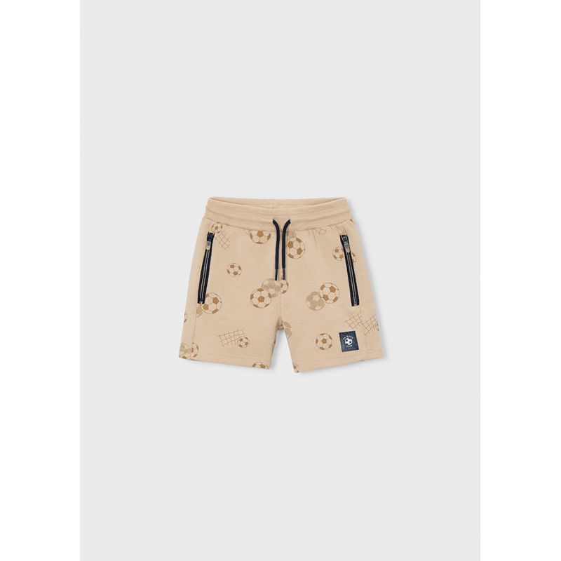 Бежеві трикотажні шорти для хлопчика