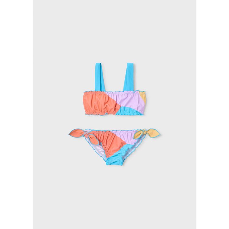 Кольоровий купальник топ та плавки для дівчинки