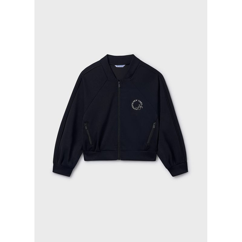 Бомбер на блискавці для дівчинки