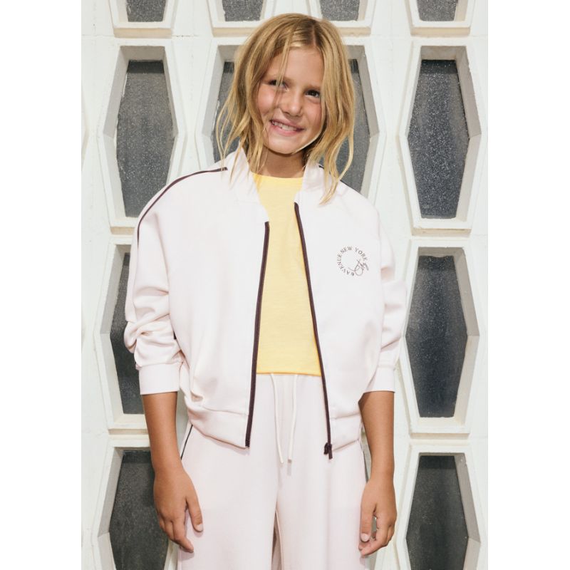 Бомбер на блискавці для дівчинки