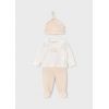Комплект бежевий для новонародженої дівчинки