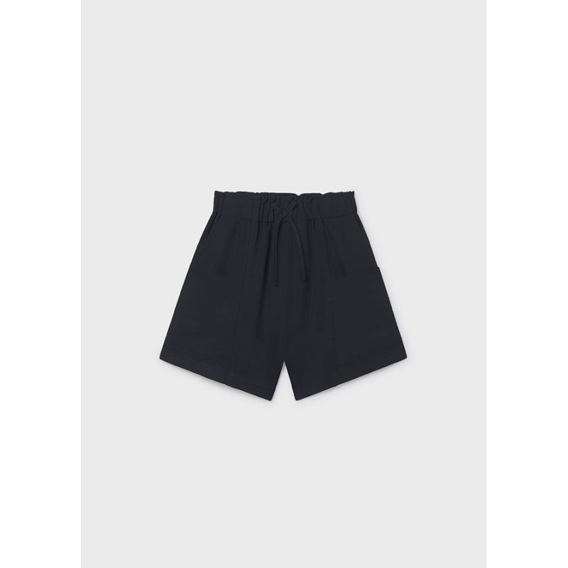 Чорні шорти з утяжкою для дівчинки