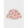 Пудровий світшот "вишні" для дівчинки