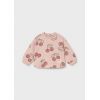 Пудровий світшот "вишні" для дівчинки