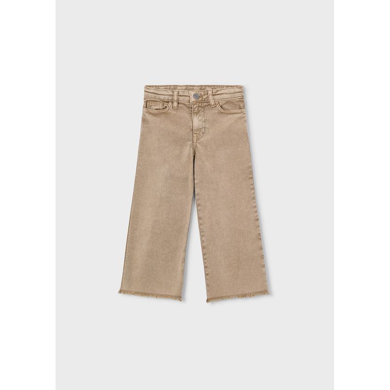 Бежеві джинси палаццо для дівчинки