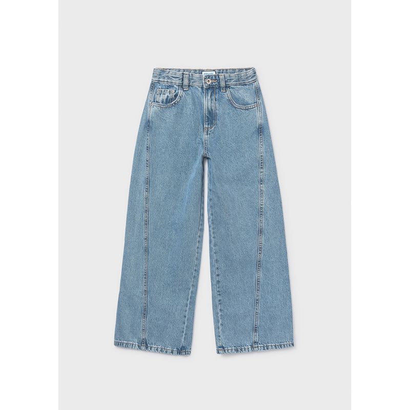 Світлі джинси палаццо для дівчинки