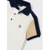 Поло біле із вставками для хлопчика