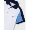 Поло біле із вставками для хлопчика