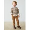 М'які вельветові штани коричневого кольору для хлопчиків