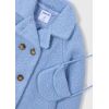 Напівпальто з букле блакитного кольору для дівчинки
